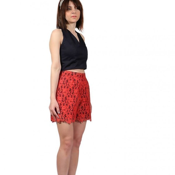 Pasta Floral Lace Shorts