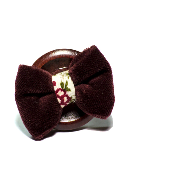 Bordeaux Velvet Ring