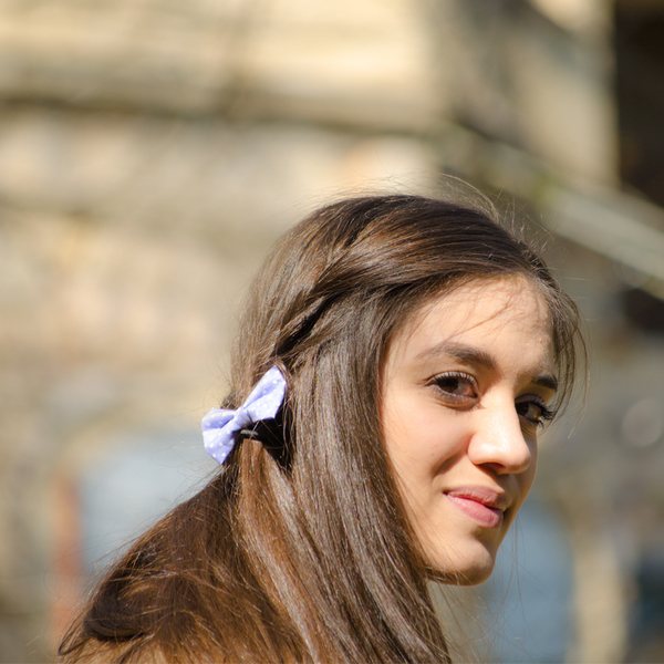 Σετ Ηair Bow Polka Dots Patterns Λαστιχάκια