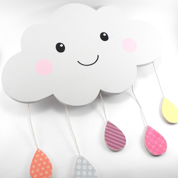 Επιτοίχιο φωτιστικό "Happy Raindrops"