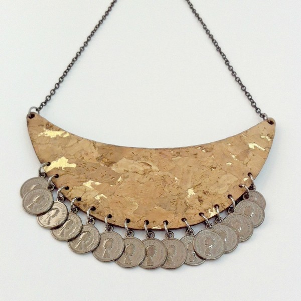Κολιέ φελλός "Cork Goddess"