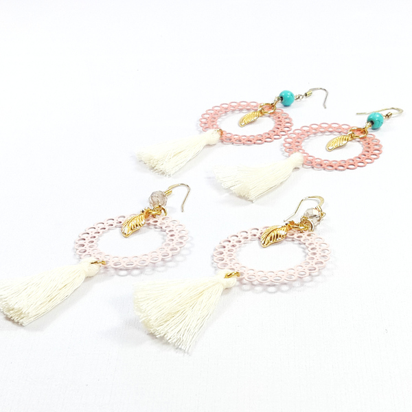 Romantic dentelle earrings