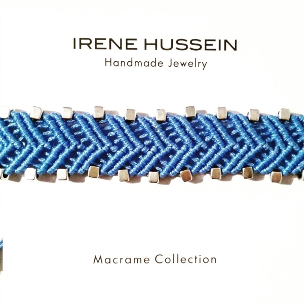 Light Blue Macramé Bracelet_Exclusive Collection