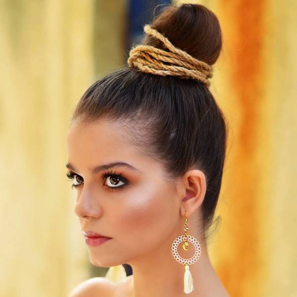 Romantic dentelle earrings