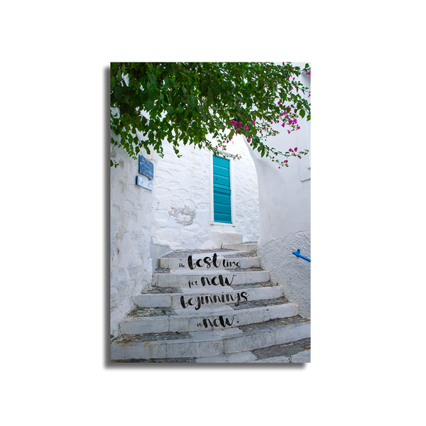 Αλουμινενιο καδρακι τοιχου 20x30εκ / New beginnings fine art print on aluminum