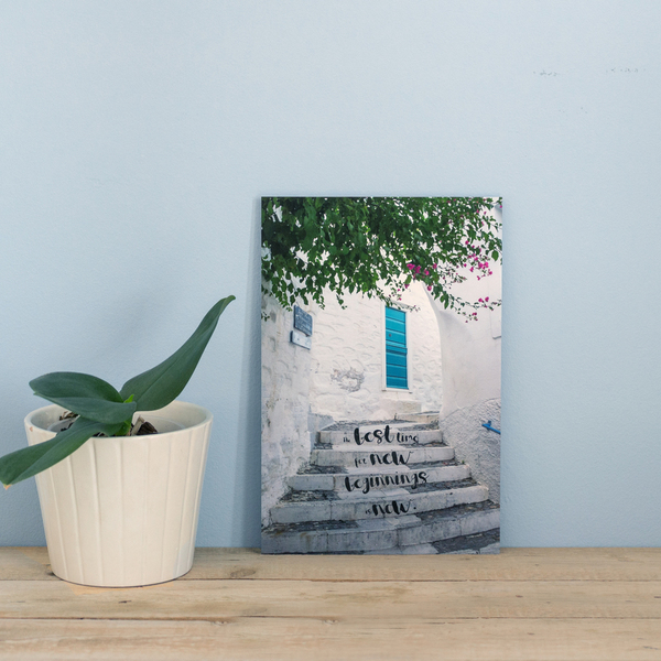 Αλουμινενιο καδρακι τοιχου 20x30εκ / New beginnings fine art print on aluminum