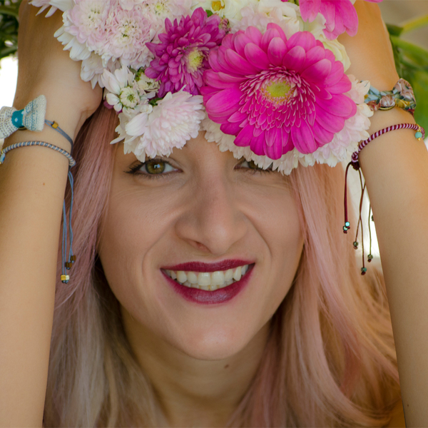 Bow Bracelets Set Floral