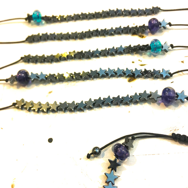 Aventurina hematite bracelet