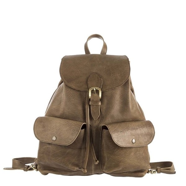 Unisex Leather Backpack