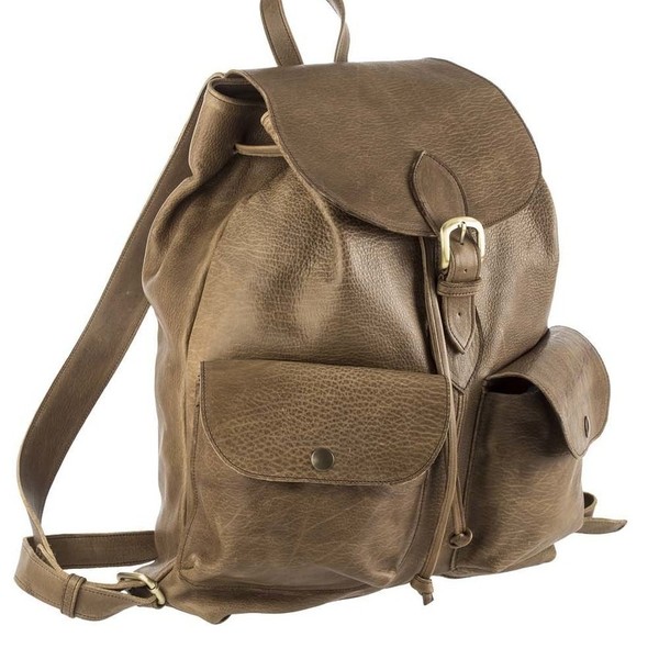 Unisex Leather Backpack