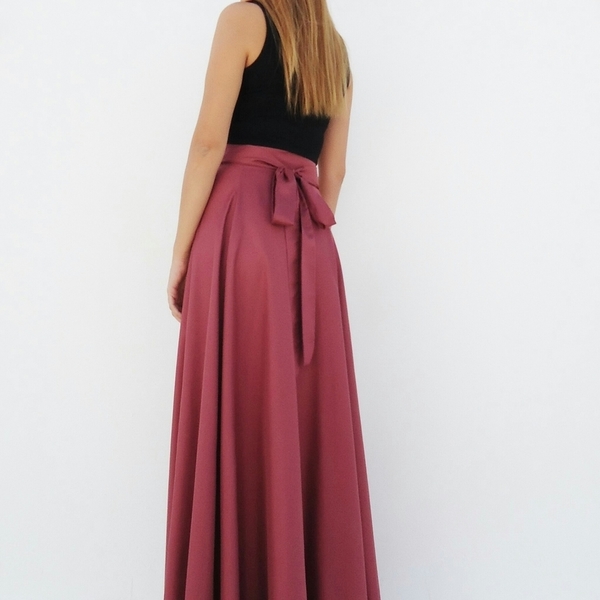 "Tinky" Maxi μαύρη κλος φούστα