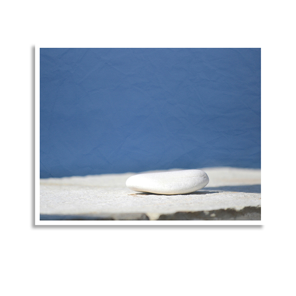 Ασπρo Μπλε / Φωτογραφία 20χ25 εκ σε Fine Art χαρτι