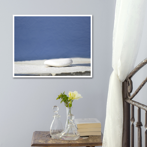 Ασπρo Μπλε / Φωτογραφία 20χ25 εκ σε Fine Art χαρτι