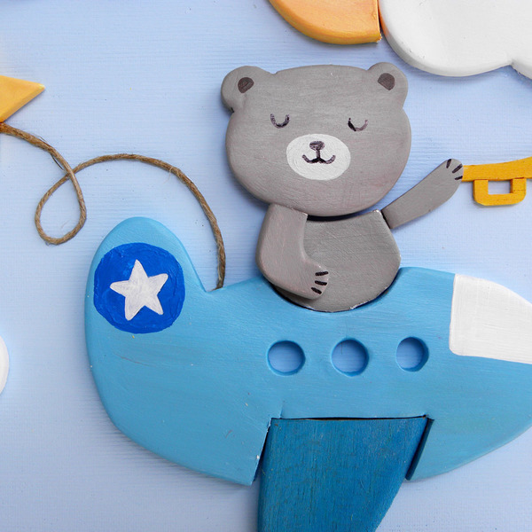 Προσωποποιημένος παιδικός πίνακας "Teddy Bear"
