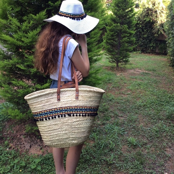 Δερμάτινα σανδάλια Boho black