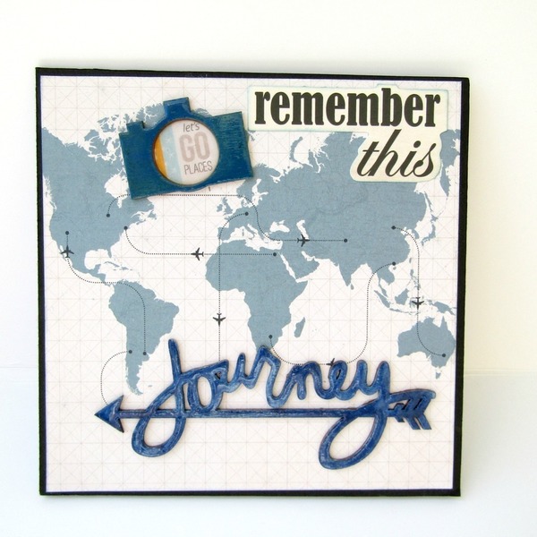 Άλμπουμ scrapbooking με θέμα το ταξίδι