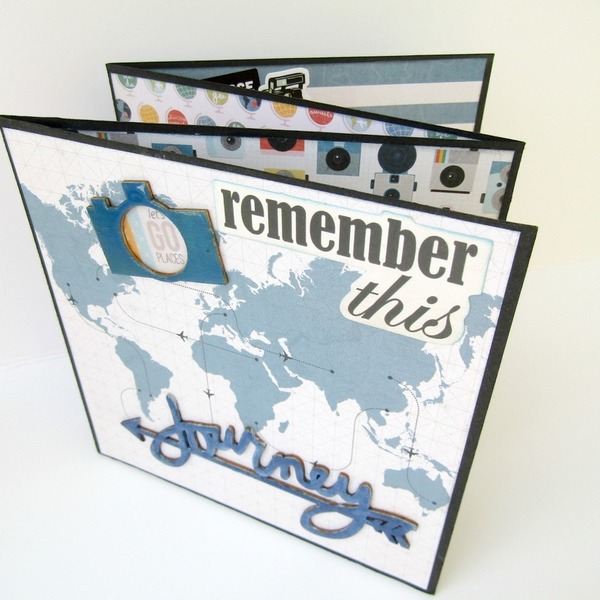Άλμπουμ scrapbooking με θέμα το ταξίδι