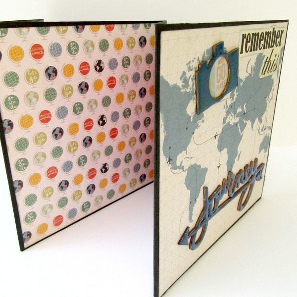 Άλμπουμ scrapbooking με θέμα το ταξίδι