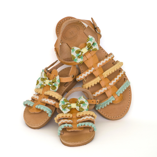 Pineapple Sandals Σετ Mother & Daughter (Ειδική Τιμή)