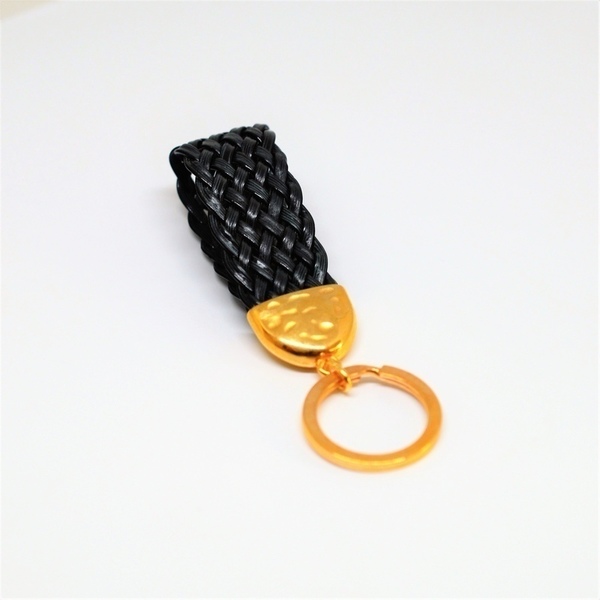 Μπρελόκ gold PU Leather black MP927
