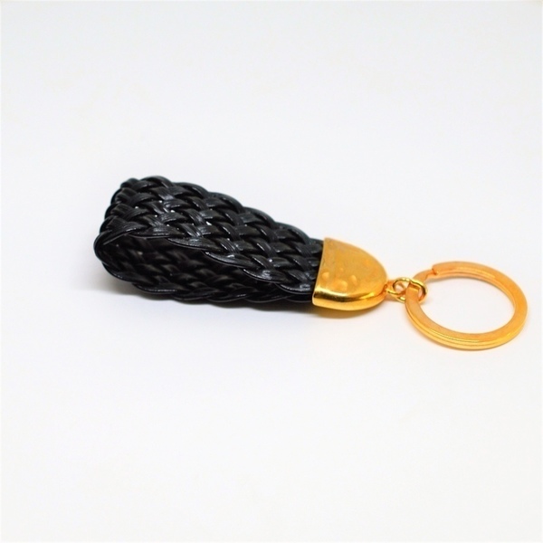 Μπρελόκ gold PU Leather black MP927