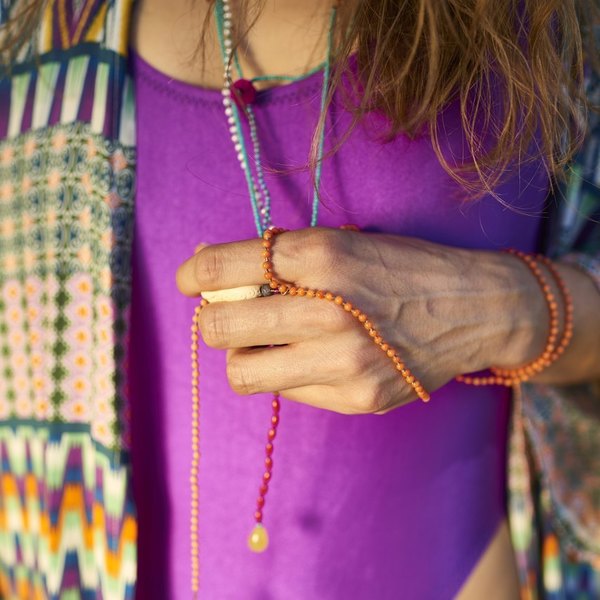 Ροζάριο summer chic τιρκουάζ