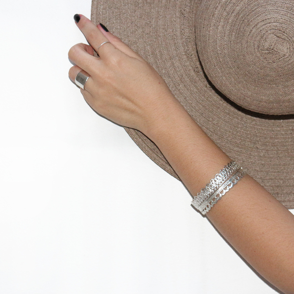 Silver lace Bracelet