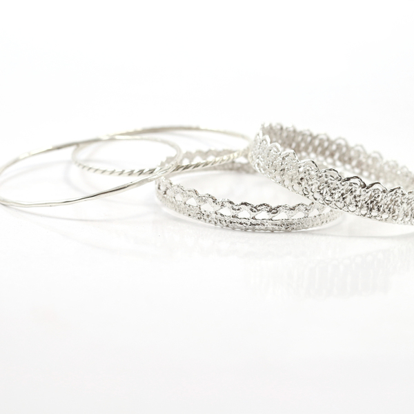 Silver lace Bracelet