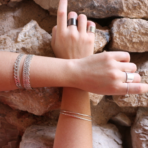 Silver lace Bracelet