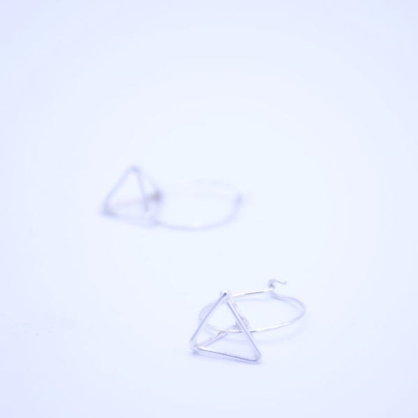 ''Triangles'' earrings