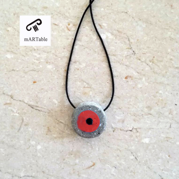 E v i l E y e Concrete Pendant!