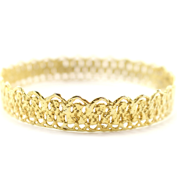 Gold plated Lace Bracelet