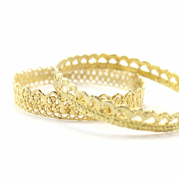 Gold plated Lace Bracelet