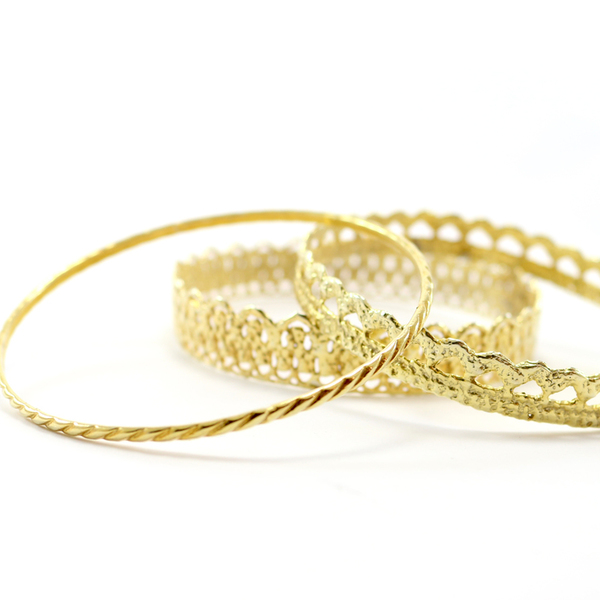Gold plated Lace Bracelet