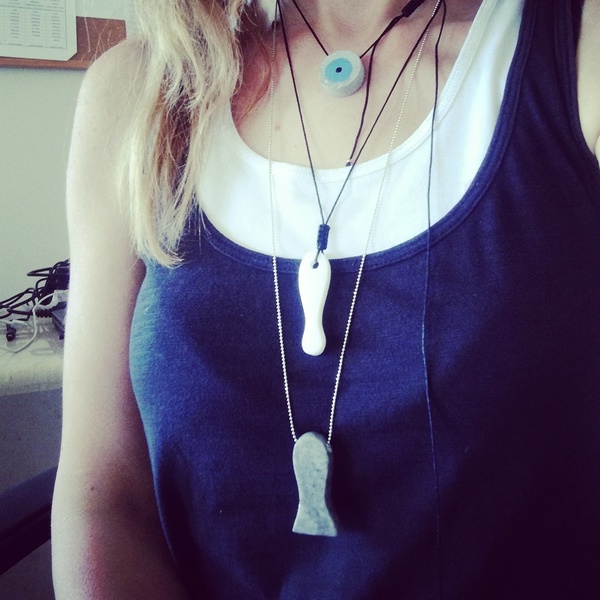 F i s h Marble Pendant