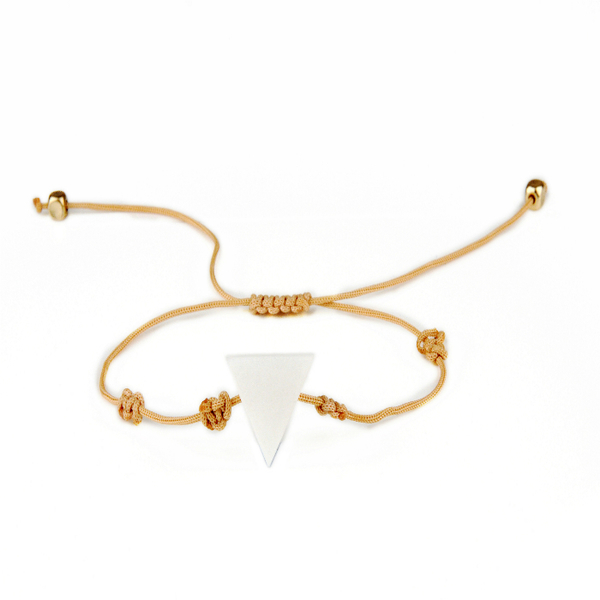 "T r i a n g l e " Marble Bracelet-Χειροποίητο Βραχιόλι από Ελληνικό Μάρμαρο!