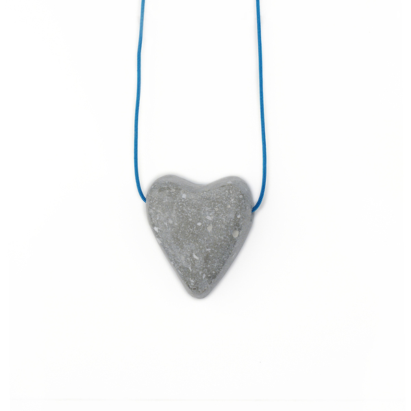 H e a r t Concrete Pendant-Χειροποίητο Κρεμαστό από Τσιμέντο!