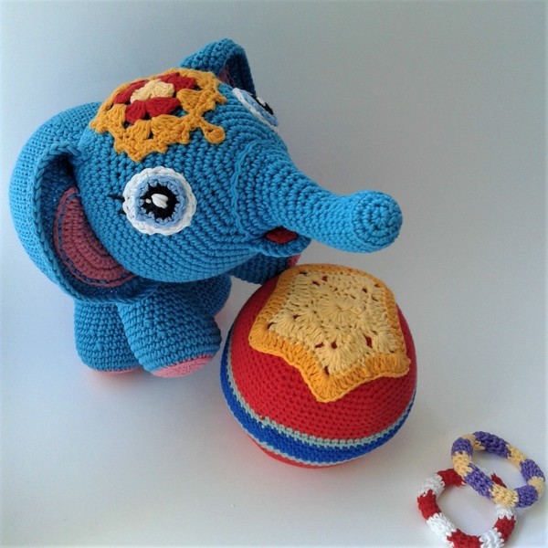 Πλεκτές κούκλες τσίρκου σετ - Lola and Timi, the agile monkey amigurumi σετ