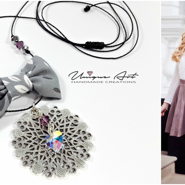 The little bow necklace