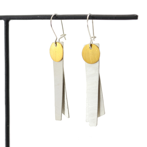 Silver Layer Earrings