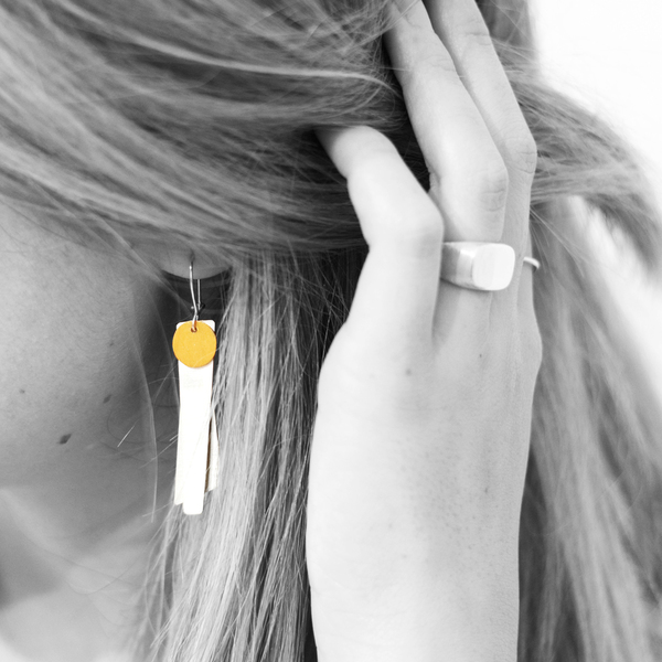 Silver Layer Earrings