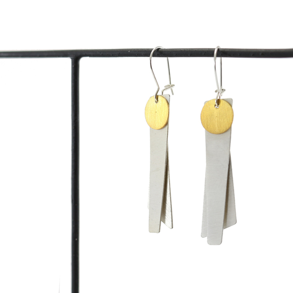Silver Layer Earrings