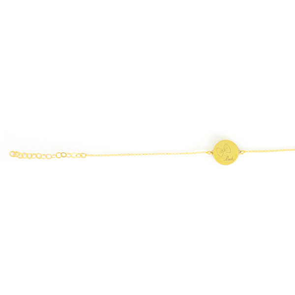 Lucky Bow Bracelet Yellow Gold