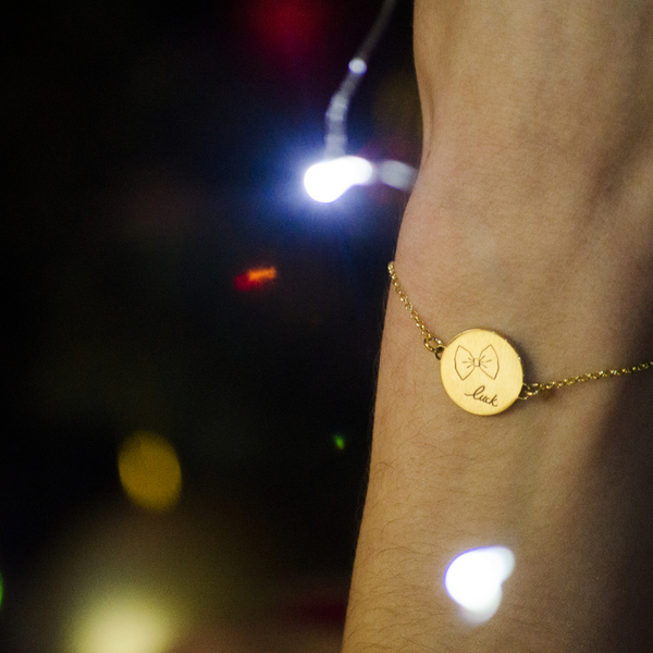 Lucky Bow Bracelet Yellow Gold