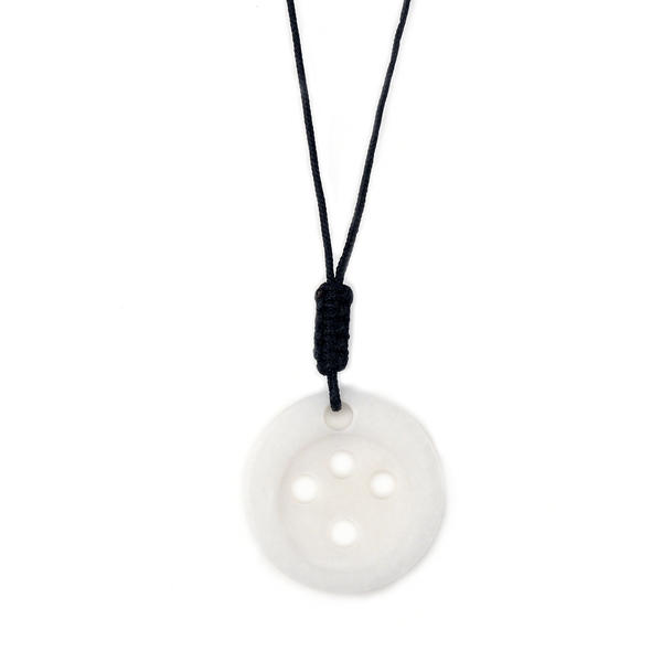 "B u t t o n " Marble Pendant-Χειροποίητο Κρεμαστό από Ελληνικό Μάρμαρο!