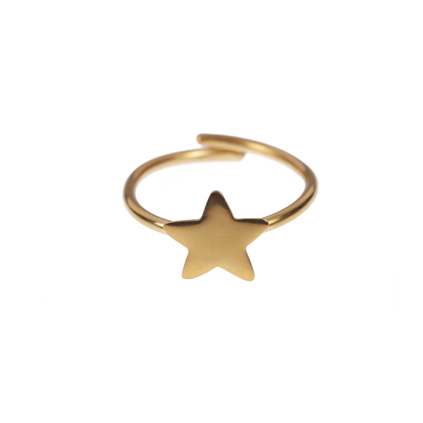 _star ring - χειροποίητο δαχτυλίδι αστέρι