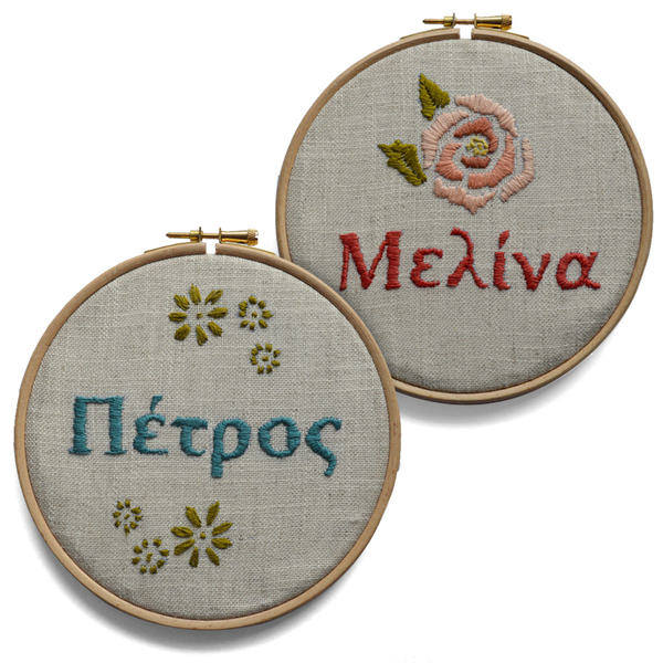 Τελάρο Διακόσμησης με όνομα για παιδικό δωμάτιο