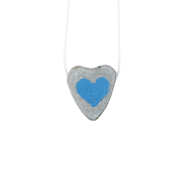 H E A R T Concrete Pendant-Χειροποίητο Κρεμαστό από Τσιμέντο!