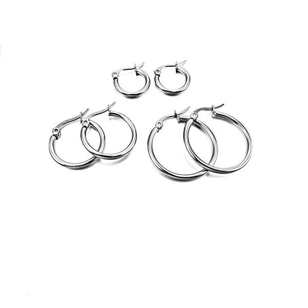 small hoop 1-2cm| σκουλαρικι κρικος ατσαλι