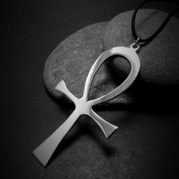 " Ankh " - Χειροποίητο επάργυρο ή επίχρυσο μενταγιόν Ankh!